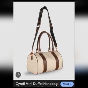 baseballism Mini Duffel Handbag With Long Strap